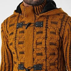 Offres 🎉 Gilet Zippé Capuche 3010 Orange de Classic Series 🎉 -HautStyle Boutique classic series 342668 3010 MOUTARDE 20221007T155122 02