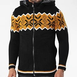 Meilleure vente 🥰 Gilet Zippé Capuche 3008 Noir de Classic Series 🔥