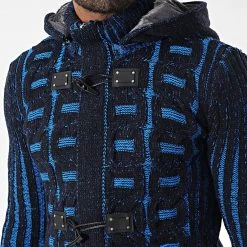 Tout neuf 🧨 Gilet Zippé Capuche 3010 Noir Bleu Clair de Classic Series 👍 -HautStyle Boutique classic series 342673 3010 BLEU 20221007T155317 02