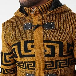 Bon marché 🛒 Gilet Zippé Capuche 3014 Orange de Classic Series ❤️ 7 Bon marché 🛒 Gilet Zippé Capuche 3014 Orange de Classic Series ❤️ -HautStyle Boutique classic series 342677 3014 YELLOW BLACK 20221007T160935 02