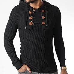 Meilleur prix ❤️ Pull Capuche 1913 Noir de Classic Series ⭐ -HautStyle Boutique classic series 342725 1913 NOIR 20221020T154733 03