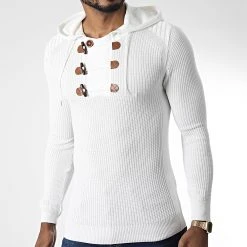 Budget 😍 Pull Capuche 1913 Beige Clair de Classic Series ⌛