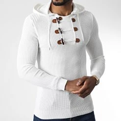 Budget 😍 Pull Capuche 1913 Beige Clair de Classic Series ⌛ -HautStyle Boutique classic series 342726 1913 BLANC 20221021T151937 03