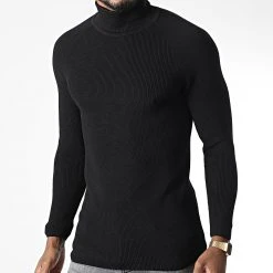 Meilleure vente 👏 Pull Col Roulé 2010 Noir de Classic Series ✨