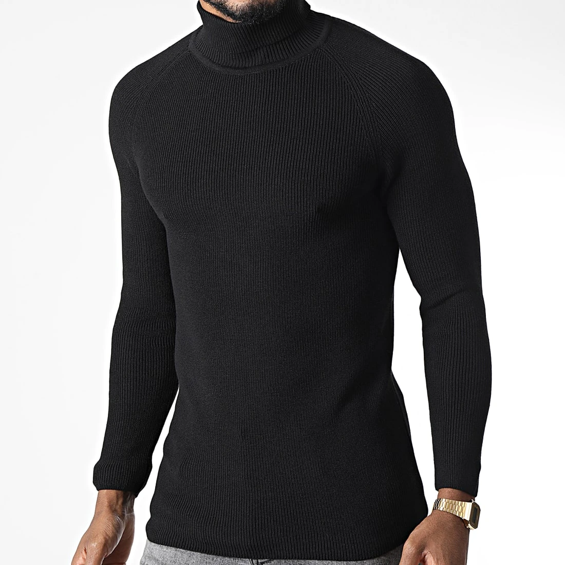 Meilleure vente 👏 Pull Col Roulé 2010 Noir de Classic Series ✨ 3 Meilleure vente 👏 Pull Col Roulé 2010 Noir de Classic Series ✨