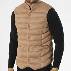 Nouveau 💯 Veste Sans Manches 403 Beige Foncé de Classic Series 🛒 -HautStyle Boutique classic series 343265 403 VIZON 20221014T153147 03