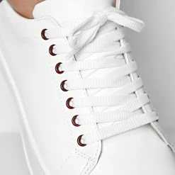 Meilleure vente ❤️ Baskets MLS-15008 White Burgundy de Classic Series 🧨 -HautStyle Boutique classic series 343342 MLS 15008 WHT BURGUNDY 20221011T144124 03