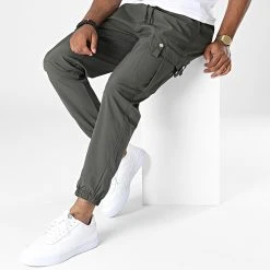 Vente flash ❤️ Pantalon Cargo XP167 Vert Kaki de Classic Series 👏 -HautStyle Boutique classic series 344122 XP167 ARMY GREEN 20221027T161136 03