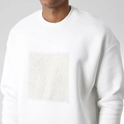 Top 10 ❤️ Sweat Crewneck 9900 Blanc de Classic Series ✔️ -HautStyle Boutique classic series 344460 9900 006 20221024T155624 02