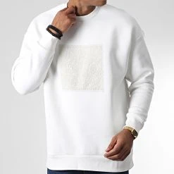 Top 10 ❤️ Sweat Crewneck 9900 Blanc de Classic Series ✔️ -HautStyle Boutique classic series 344460 9900 006 20221024T155625 03