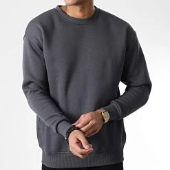 Sortie 😉 Sweat Crewneck 8902 Gris Anthracite de Classic Series 🌟 -HautStyle Boutique classic series 344491 8902 008 20221025T151342 03