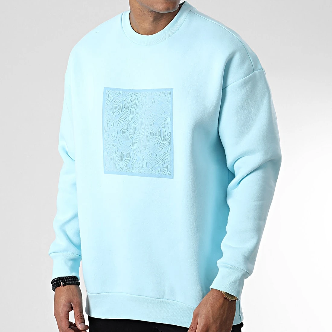 Nouveau ⭐ Sweat Crewneck 9900 Bleu Clair de Classic Series ✔️ 5 Nouveau ⭐ Sweat Crewneck 9900 Bleu Clair de Classic Series ✔️ – Image 3