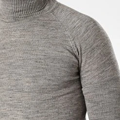 Meilleure affaire 👏 Pull Col Roulé T3873 Gris Chiné Beige de Classic Series 🤩 -HautStyle Boutique classic series 344534 T3873 VIZON 20221020T143638 02