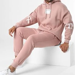 Promo ❤️ Ensemble De Survetement 22-K014 Rose de Classic Series 🌟