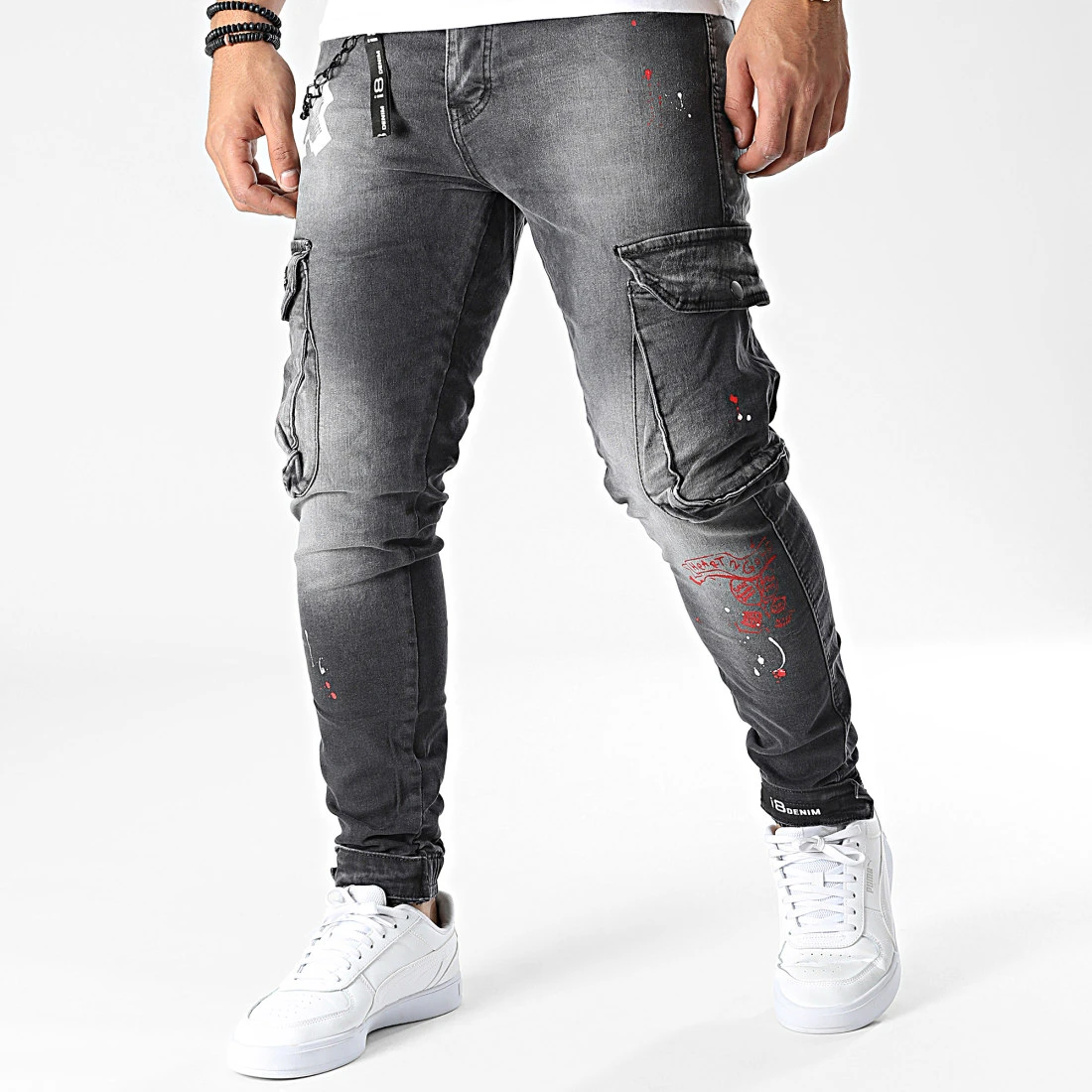 Meilleure vente ✔️ Jean Cargo 15455 Gris Anthracite de Classic Series 🌟 3 Meilleure vente ✔️ Jean Cargo 15455 Gris Anthracite de Classic Series 🌟