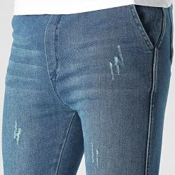 Tout neuf ⌛ Jogger Pant DJ2275 Bleu Denim de Classic Series ❤️ -HautStyle Boutique classic series 344561 DJ2275 BLEU 20221124T090616 02