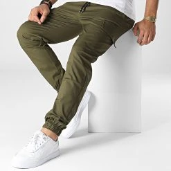 Vente flash ✔️ Pantalon Cargo ZA52 Vert Kaki de Classic Series 🎁 -HautStyle Boutique classic series 345061 ZA52 OLIVE 20221031T161359 03