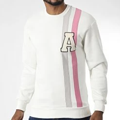 Tout neuf ✔️ Sweat Crewneck GK-1130 Blanc de Classic Series ⌛