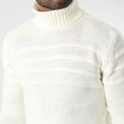 Tout neuf 👏 Pull Col Roulé T3832 Beige de Classic Series ❤️ -HautStyle Boutique classic series 345923 T3832 KEMIK 20221028T160306 02