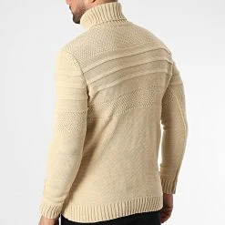 Vente flash ✔️ Pull Col Roulé T3832 Camel de Classic Series ✔️ -HautStyle Boutique classic series 345924 T3832 KREM 20221028T162221 04