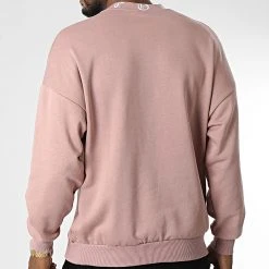 Meilleur prix ❤️ Sweat Crewneck 22-K030 Rose de Classic Series ✔️ -HautStyle Boutique classic series 345958 22 K030 SAMON 20221031T150925 04