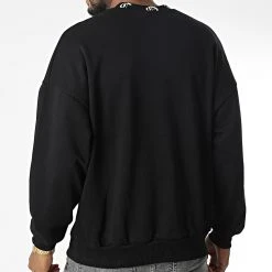 Bon marché ✔️ Sweat Crewneck 22-K030 Noir de Classic Series 💯 -HautStyle Boutique classic series 345961 22 K030 SIYAH 20221031T151834 04