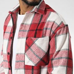 Remise 🧨 Surchemise A Carreaux 7037 Rouge de Classic Series ⭐ -HautStyle Boutique classic series 345965 7037 RED 20221031T142011 02