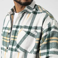 Meilleure vente 😍 Surchemise A Carreaux 7037 Vert de Classic Series ❤️ -HautStyle Boutique classic series 345966 7037 GREEN 20221031T142052 02