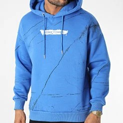 Meilleure vente ⭐ Sweat Capuche 22-K083 Bleu de Classic Series ❤️ -HautStyle Boutique classic series 345998 22 K083 SAKS 20221028T161314 04
