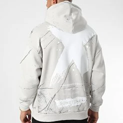 Acheter ⌛ Sweat Capuche 22-K083 Beige de Classic Series ✨ -HautStyle Boutique classic series 345999 22 K083 GRI 20221028T161221 04