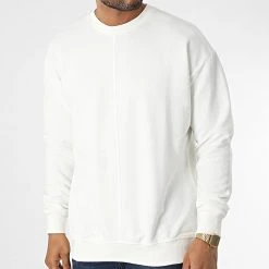 De gros 😍 Sweat Crewneck 8900 Blanc de Classic Series 🎁 -HautStyle Boutique classic series 346003 8900 006 20221028T160739 03