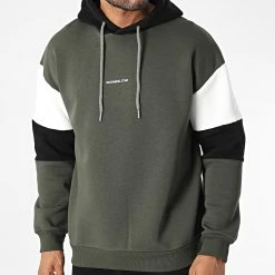 Budget 🔔 Sweat Capuche 8800 Vert Kaki de Classic Series 😉 -HautStyle Boutique classic series 346007 8800 004 20221031T122409 03