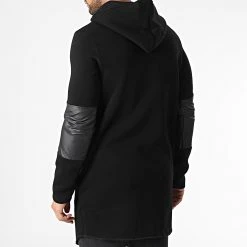 Remise 🌟 Veste Longue A Capuche 5110 Noir de Classic Series 🔥 -HautStyle Boutique classic series 346014 5110 BLACK 20221028T154944 04