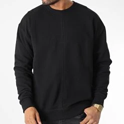 Grosses soldes 🎁 Sweat Crewneck 8900 Noir de Classic Series 🥰