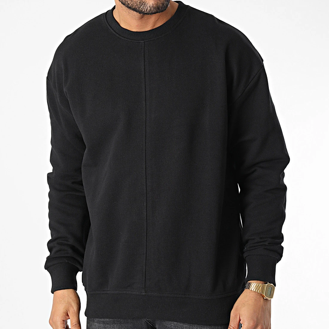 Grosses soldes 🎁 Sweat Crewneck 8900 Noir de Classic Series 🥰 5 Grosses soldes 🎁 Sweat Crewneck 8900 Noir de Classic Series 🥰 – Image 3