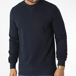 Remise 🛒 Sweat Crewneck 7902 Bleu Marine de Classic Series 👍