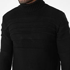 Meilleure affaire 🛒 Pull Col Roulé T3832 Noir de Classic Series 🔔 -HautStyle Boutique classic series 346035 T3832 SIYAH 20221031T123958 02