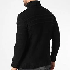 Meilleure affaire 🛒 Pull Col Roulé T3832 Noir de Classic Series 🔔 -HautStyle Boutique classic series 346035 T3832 SIYAH 20221031T124001 04