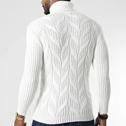 Meilleure vente ⭐ Pull Col Roulé T3843 Beige de Classic Series 👏 -HautStyle Boutique classic series 346039 T3843 KEMIK 20221031T135614 04