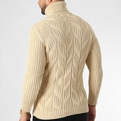 Les meilleures critiques de ⭐ Pull Col Roulé T3843 Beige de Classic Series 🔥 -HautStyle Boutique classic series 346040 T3843 KREM 20221031T140953 04