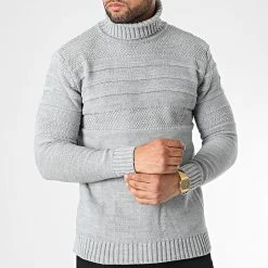 Les meilleures critiques de ⭐ Pull Col Roulé T3832 Gris de Classic Series 🎁 -HautStyle Boutique classic series 346046 T3832 GRI 20221031T135832 03
