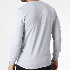 De gros ✨ Sweat Crewneck RBL6181 Gris de Classic Series 🥰 -HautStyle Boutique classic series 348604 RBL6181 GRI 20221123T161653 04