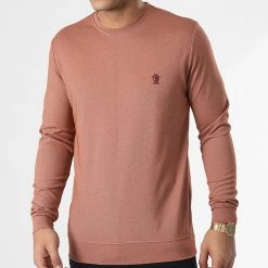 Nouveau 🧨 Sweat Crewneck RBL6181 Rouge Brique Chiné de Classic Series ⌛ -HautStyle Boutique classic series 348610 RBL6181 KIREMIT 20221128T141435 03