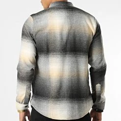 Promo ❤️ Surchemise Carreaux Y-2042 Beige Noir de Classic Series ❤️ -HautStyle Boutique classic series 348613 Y 2042 04 20221128T141116 04