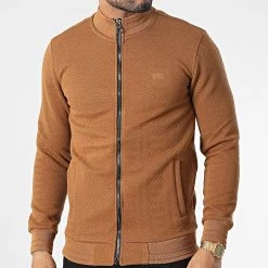 Bon marché ⭐ Veste Zippée RBL6310 Camel de Classic Series ⭐ -HautStyle Boutique classic series 348663 RBL6310 TABA 20221122T152857 03