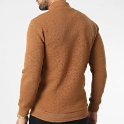 Bon marché ⭐ Veste Zippée RBL6310 Camel de Classic Series ⭐ -HautStyle Boutique classic series 348663 RBL6310 TABA 20221122T152859 04