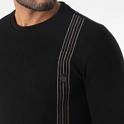 Offres ⭐ Sweat Crewneck RBL6213 Noir de Classic Series ❤️ -HautStyle Boutique classic series 348685 RBL6213 SIYAH 20221123T160722 02