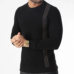 Offres ⭐ Sweat Crewneck RBL6213 Noir de Classic Series ❤️ -HautStyle Boutique classic series 348685 RBL6213 SIYAH 20221123T160723 03