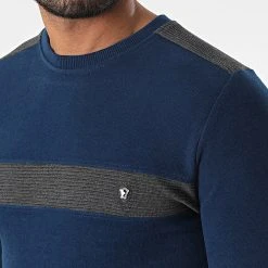 Meilleure vente ⌛ Sweat Crewneck RBL6212 Bleu Marine de Classic Series ✔️ -HautStyle Boutique classic series 348708 RBL6212 LACIVERT 20221125T152232 02