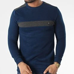 Meilleure vente ⌛ Sweat Crewneck RBL6212 Bleu Marine de Classic Series ✔️ -HautStyle Boutique classic series 348708 RBL6212 LACIVERT 20221125T152234 03